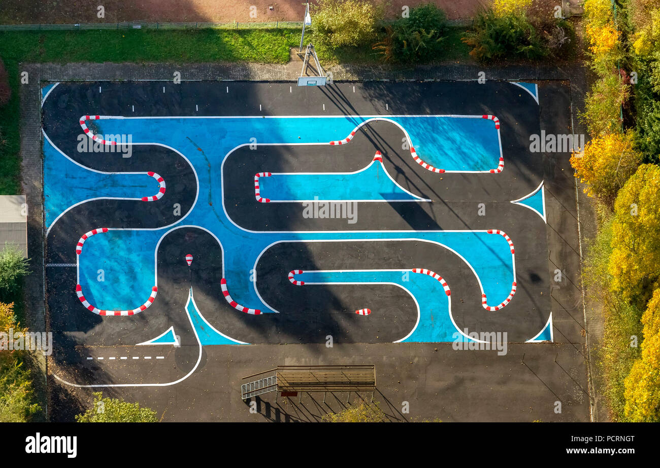Aerial View Go Kart Track Sankt Wendel Saarbrucken Saarland Germany Europe Stock Photo Alamy