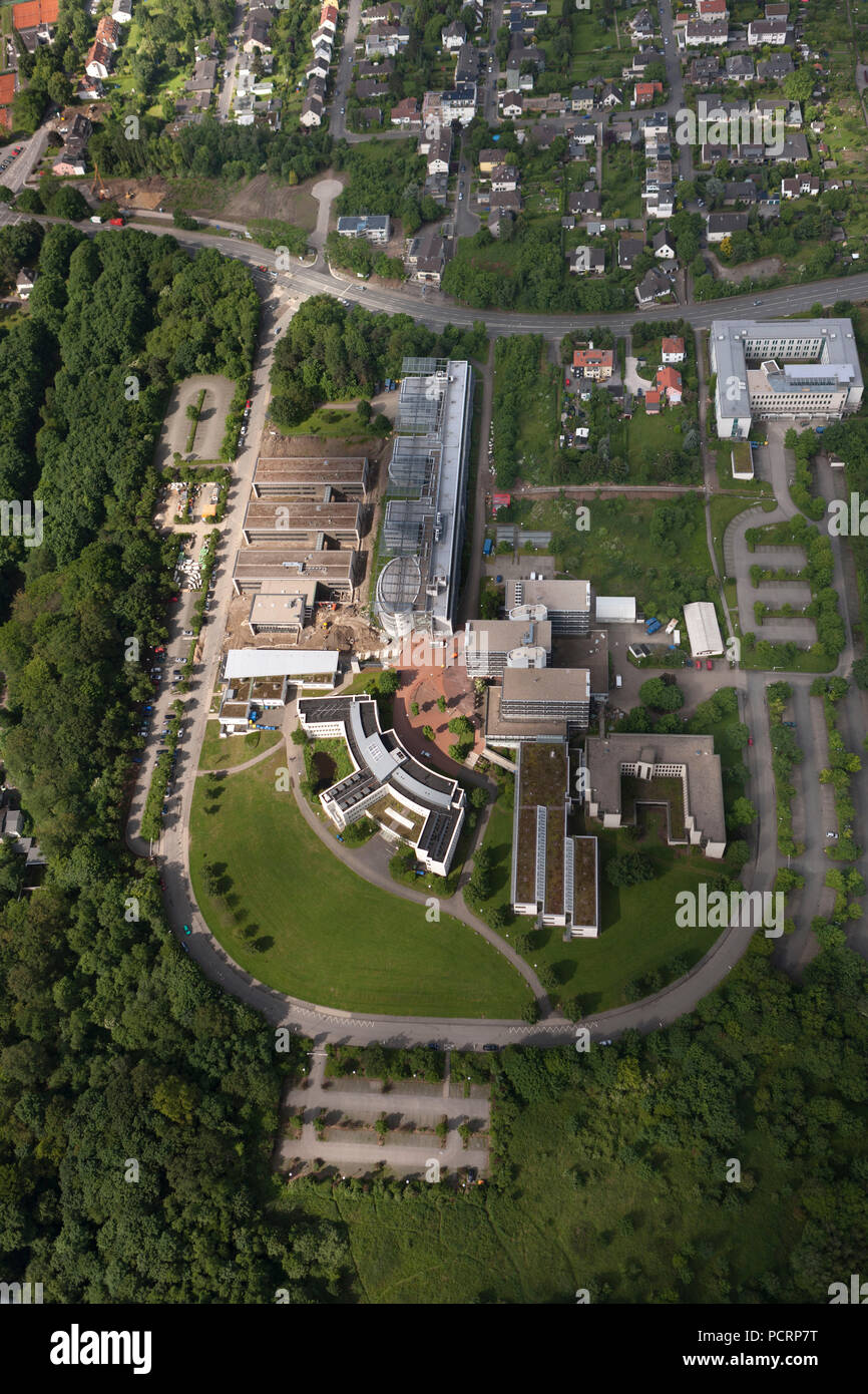 Aerial photo, FernUniversitaet in Hagen, Fernuni, Hagen, Ruhr area, North Rhine-Westphalia, Germany, Europe Stock Photo