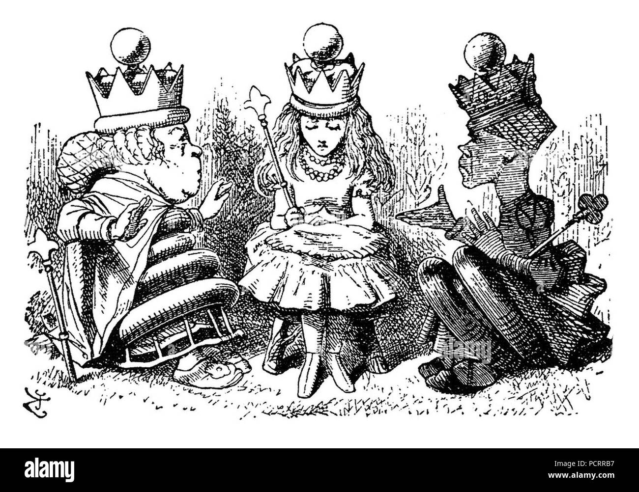 Alice and red queen hires stock photography and images Alamy