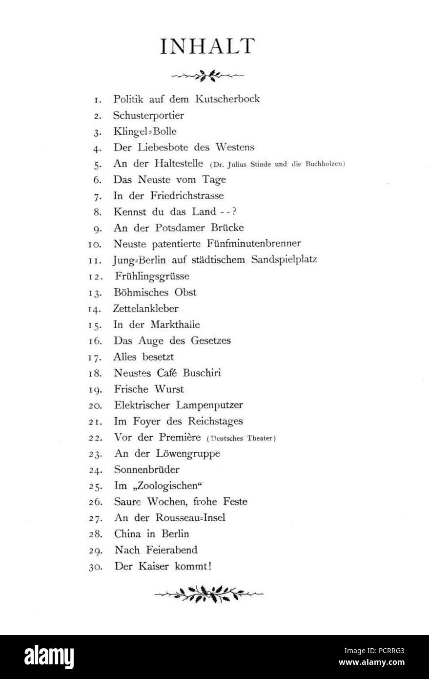 Inhalt hi-res stock photography and images - Alamy