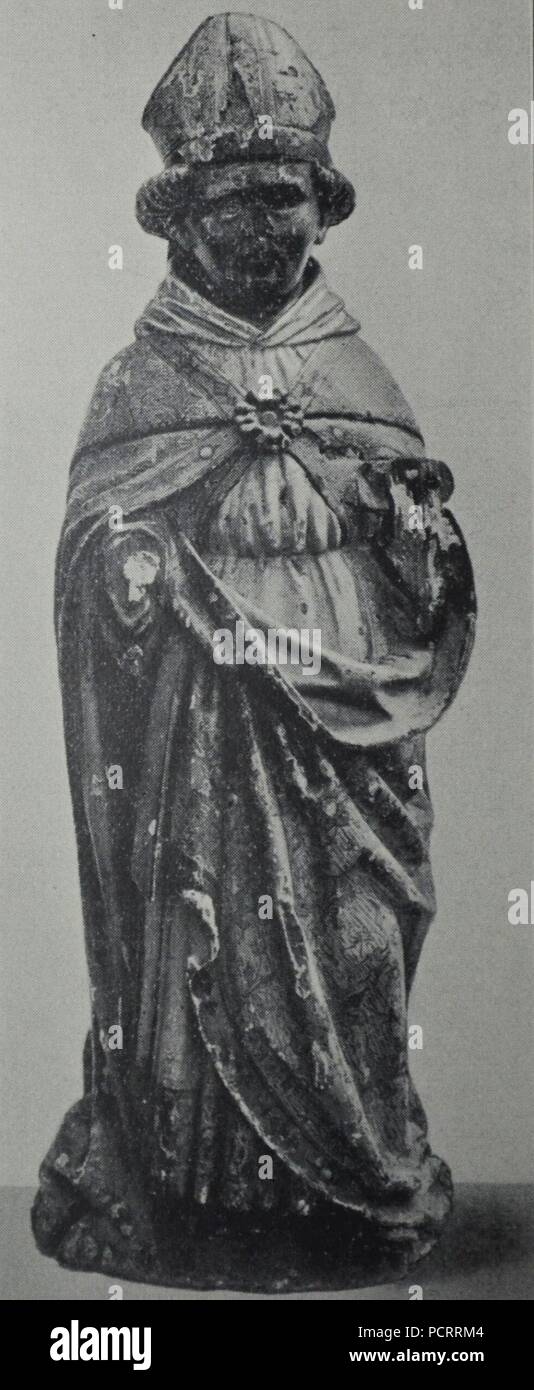 Alme hl. Bischof Aufnahme von 1914. Stock Photo
