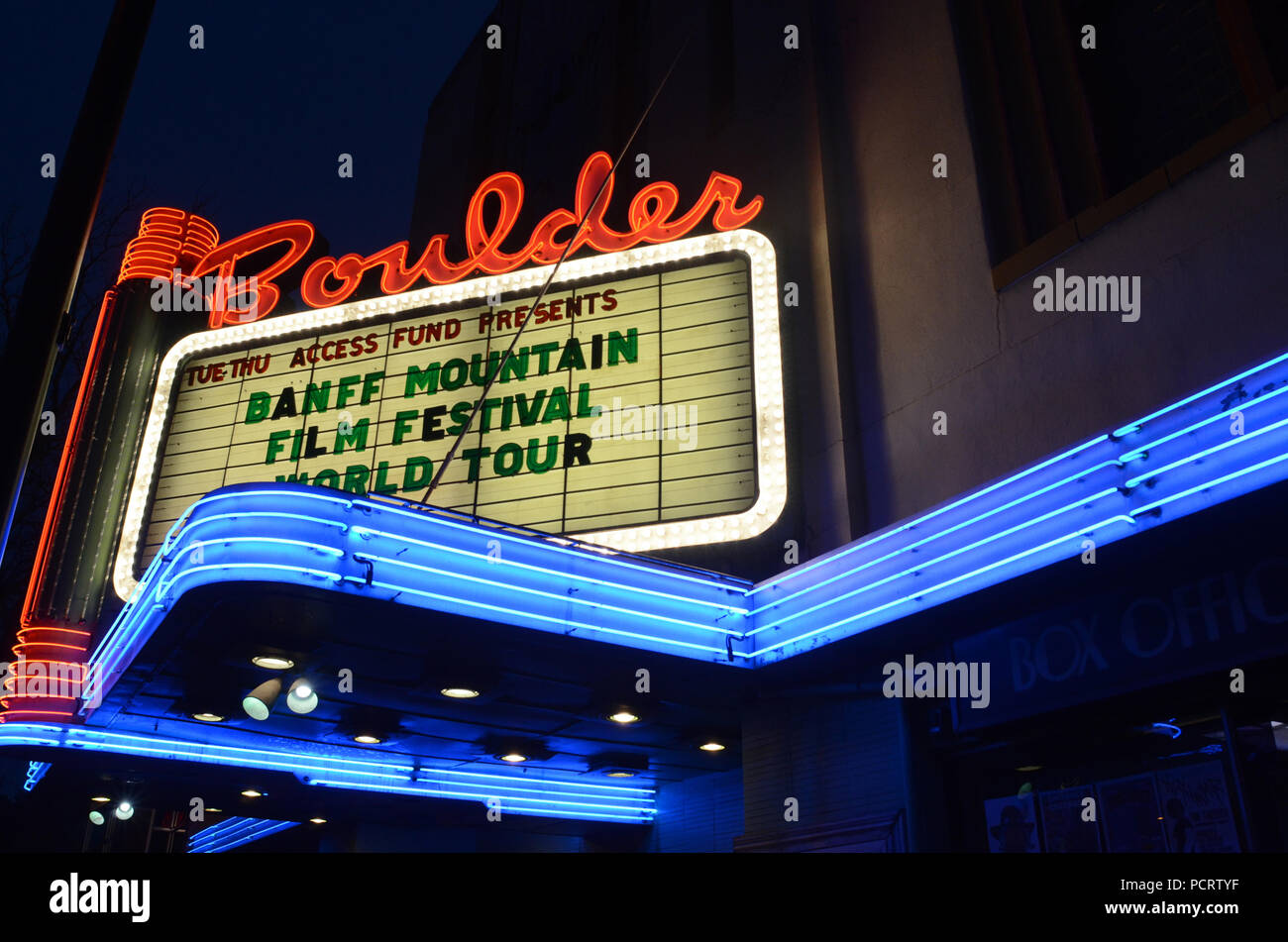 The Boulder Theater was opened in 1906. Banff Mountain Film Festival