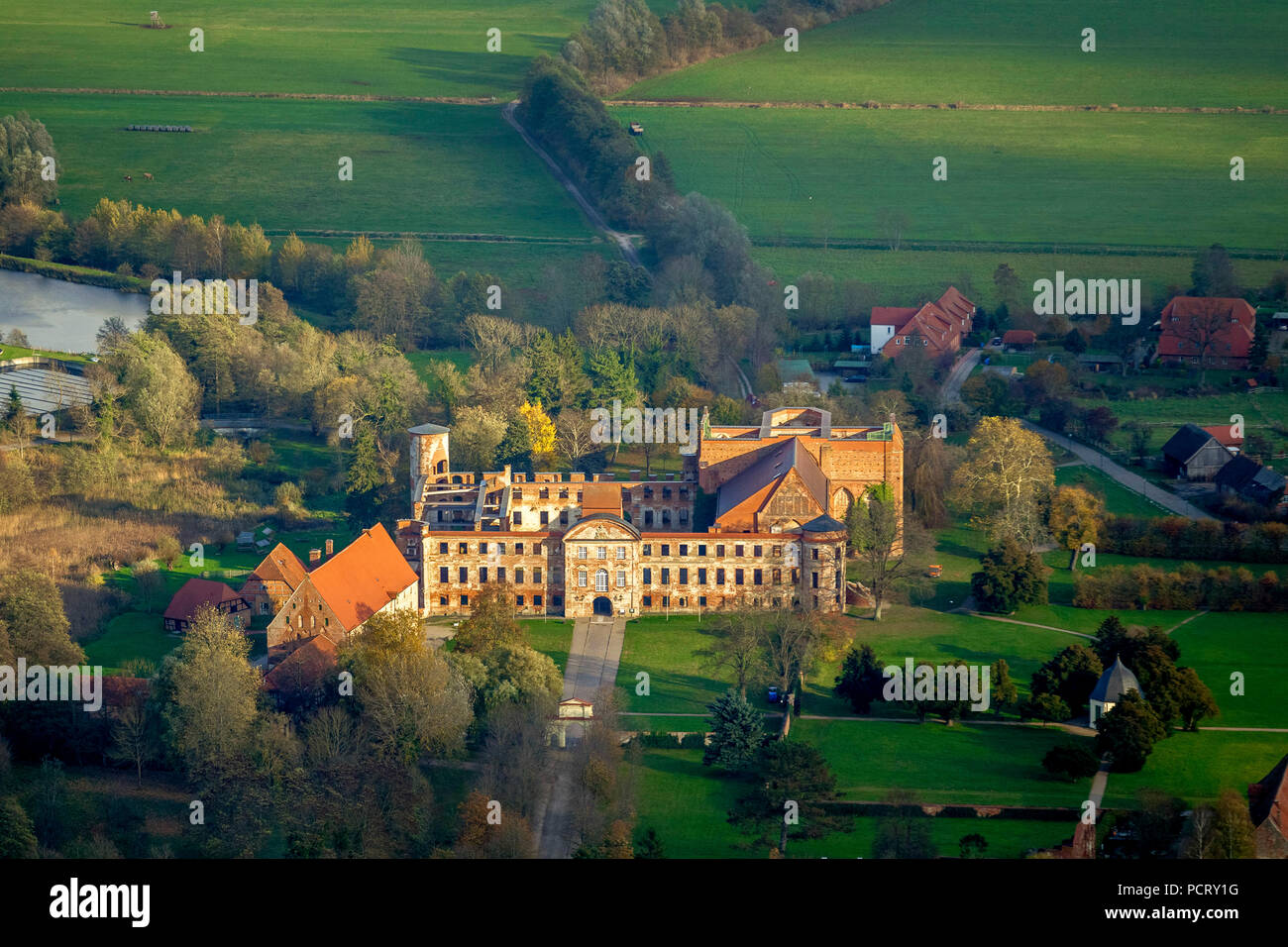 Dargun Monastery, Dargun, Müritz lakeland, Mecklenburg-Western Pomerania, Germany Stock Photo
