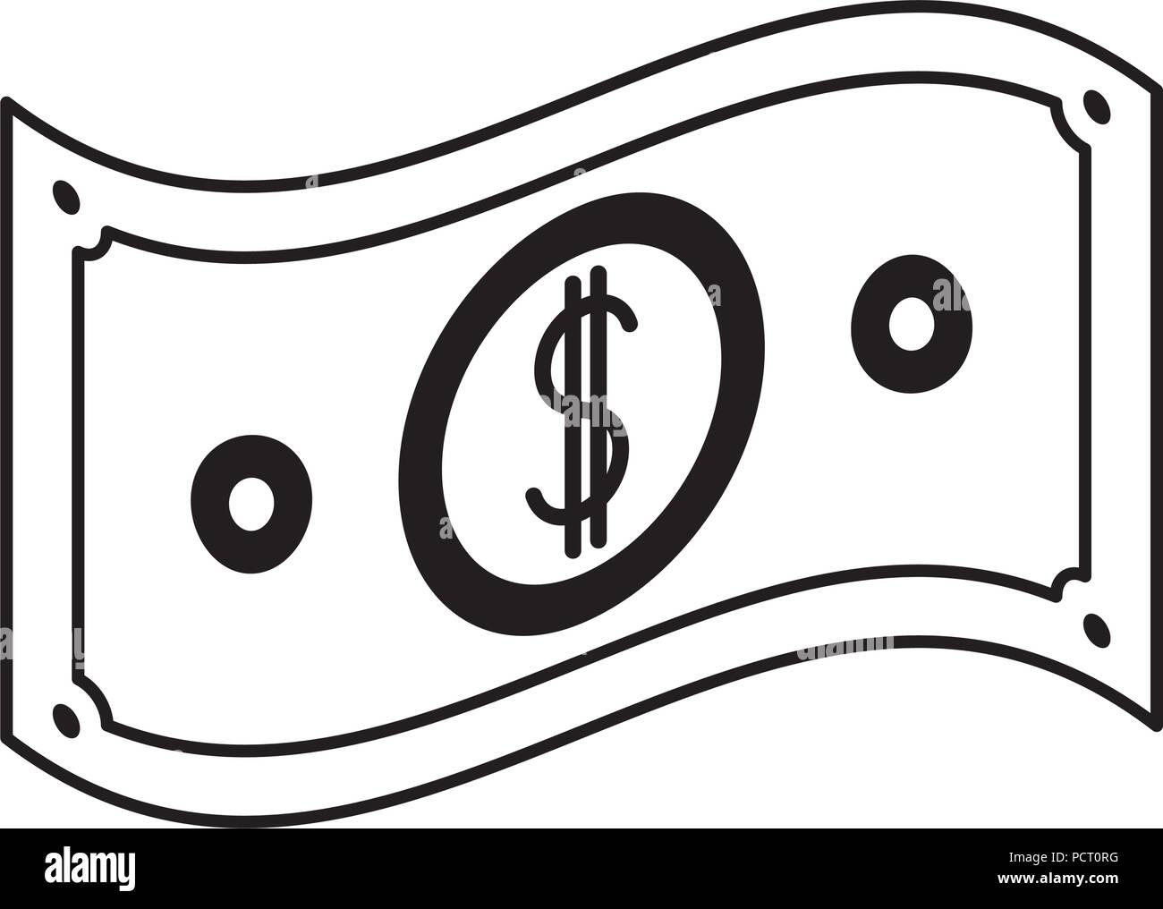 bill dollar money icon Stock Vector Image & Art - Alamy