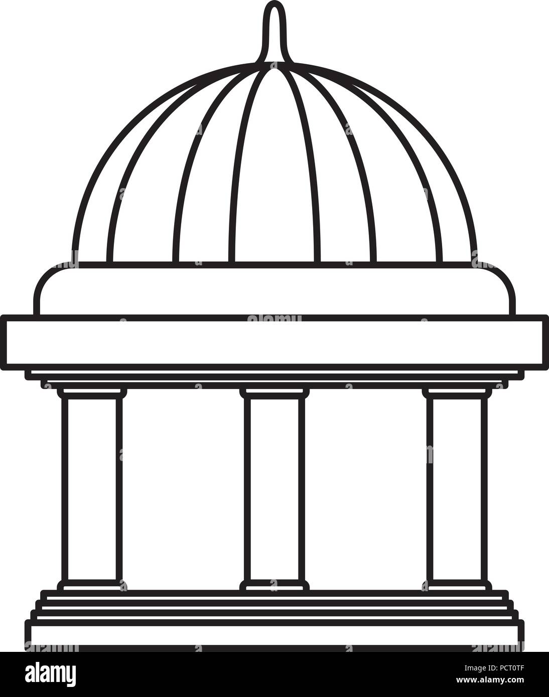bank building isolated icon Stock Vector Image & Art - Alamy