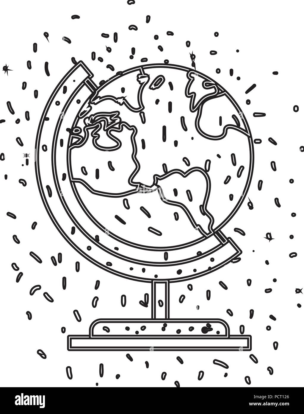 world planet map icon Stock Vector Image & Art - Alamy