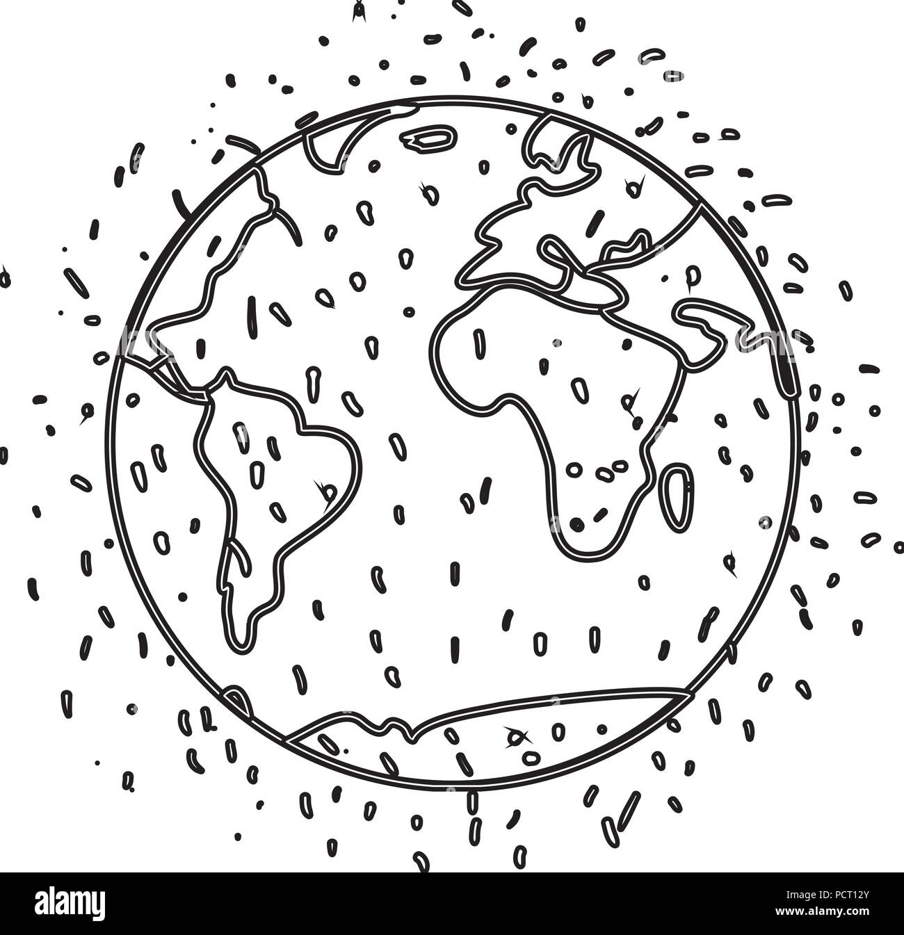 world planet map icon Stock Vector Image & Art - Alamy