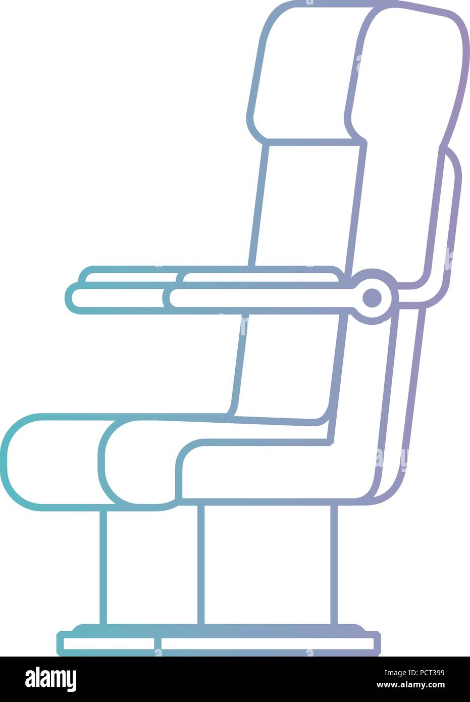 airplane chair isolated icon Stock Vector Image & Art - Alamy