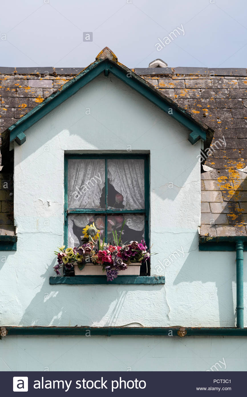 Exterior Window Curtains Closed Stock Photos Exterior Window