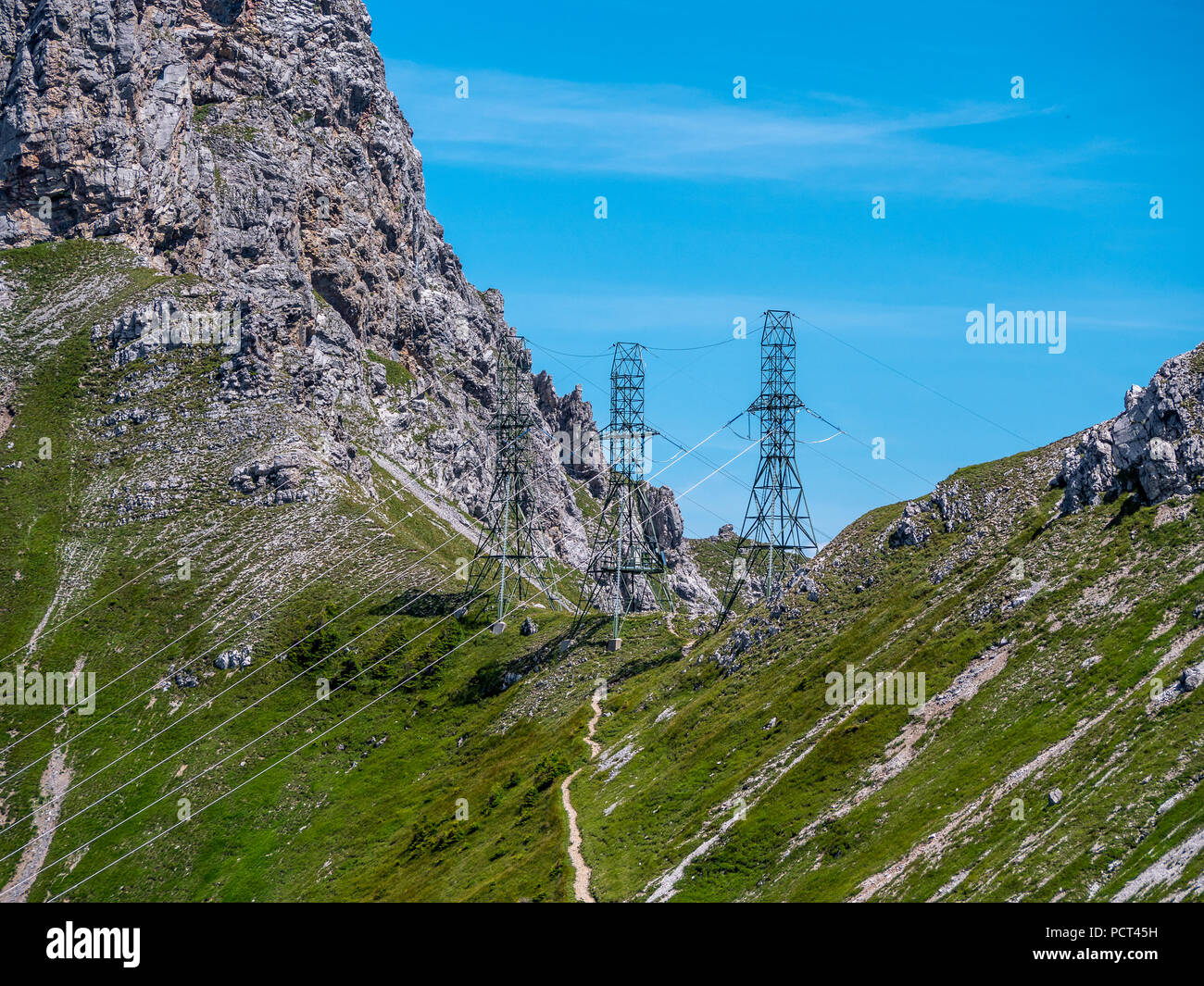 High voltage cable switzerland hi-res stock photography and images - Alamy