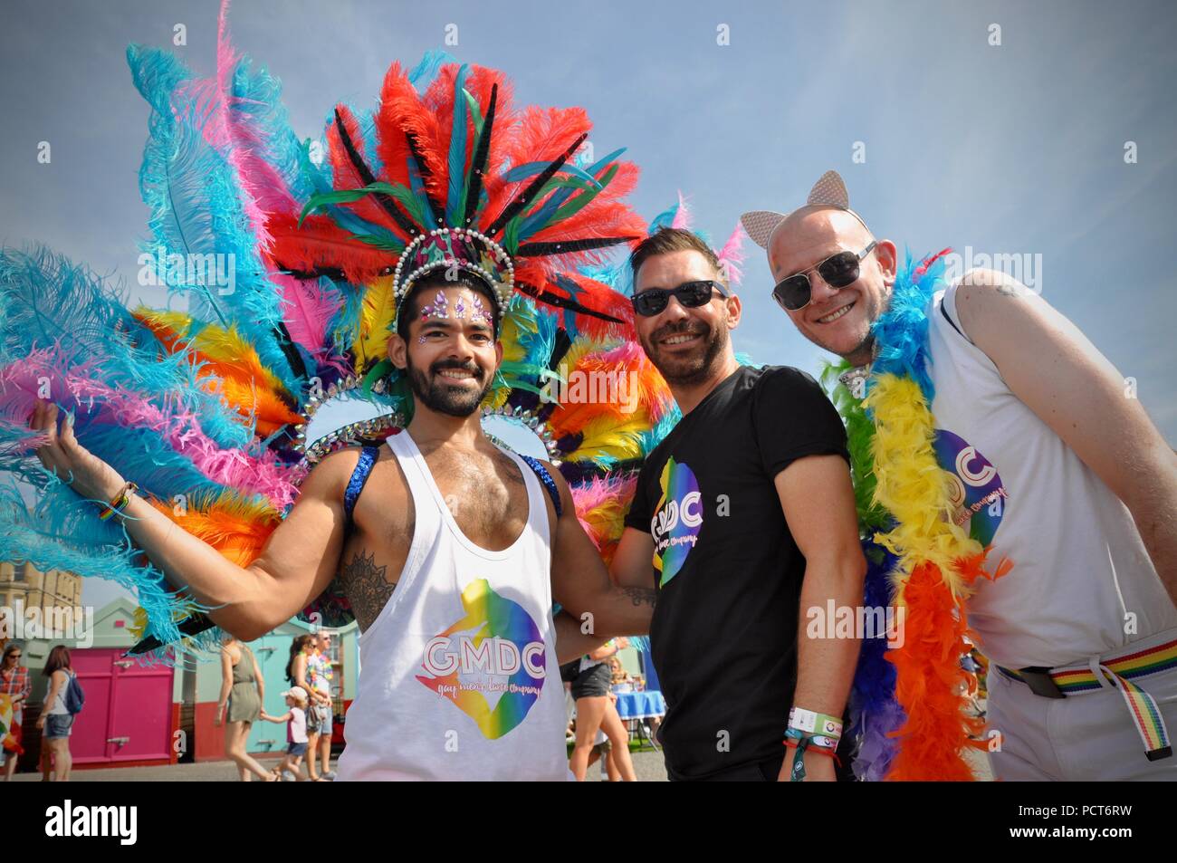 Brighton Pride parade 2018 Stock Photo