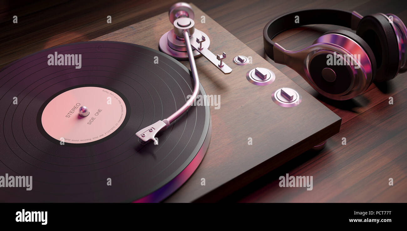 Record Album Turntable High Resolution Stock Photography And Images Alamy