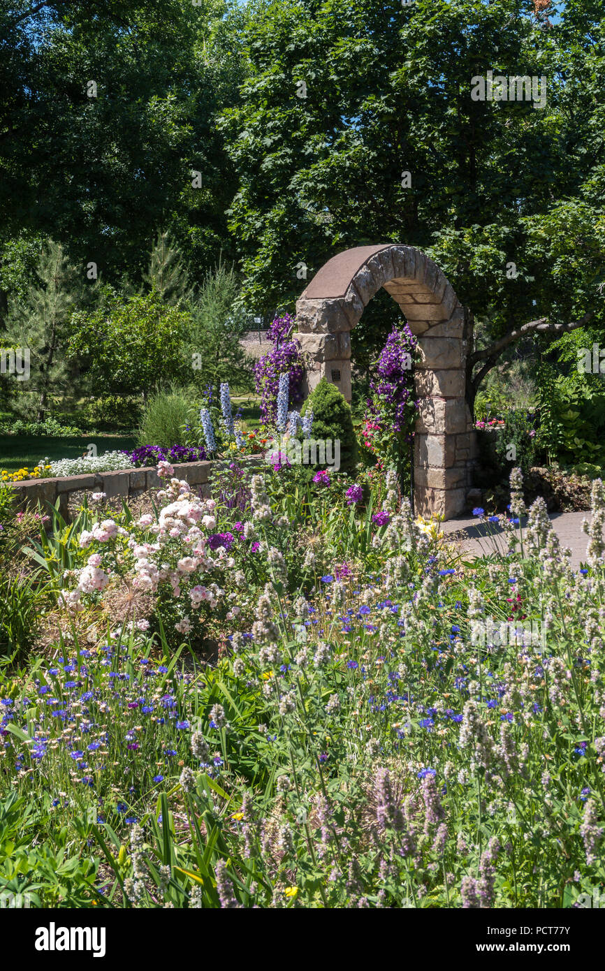 Gibson Park is a Public Garden in Great Falls, Montana, USA Stock Photo