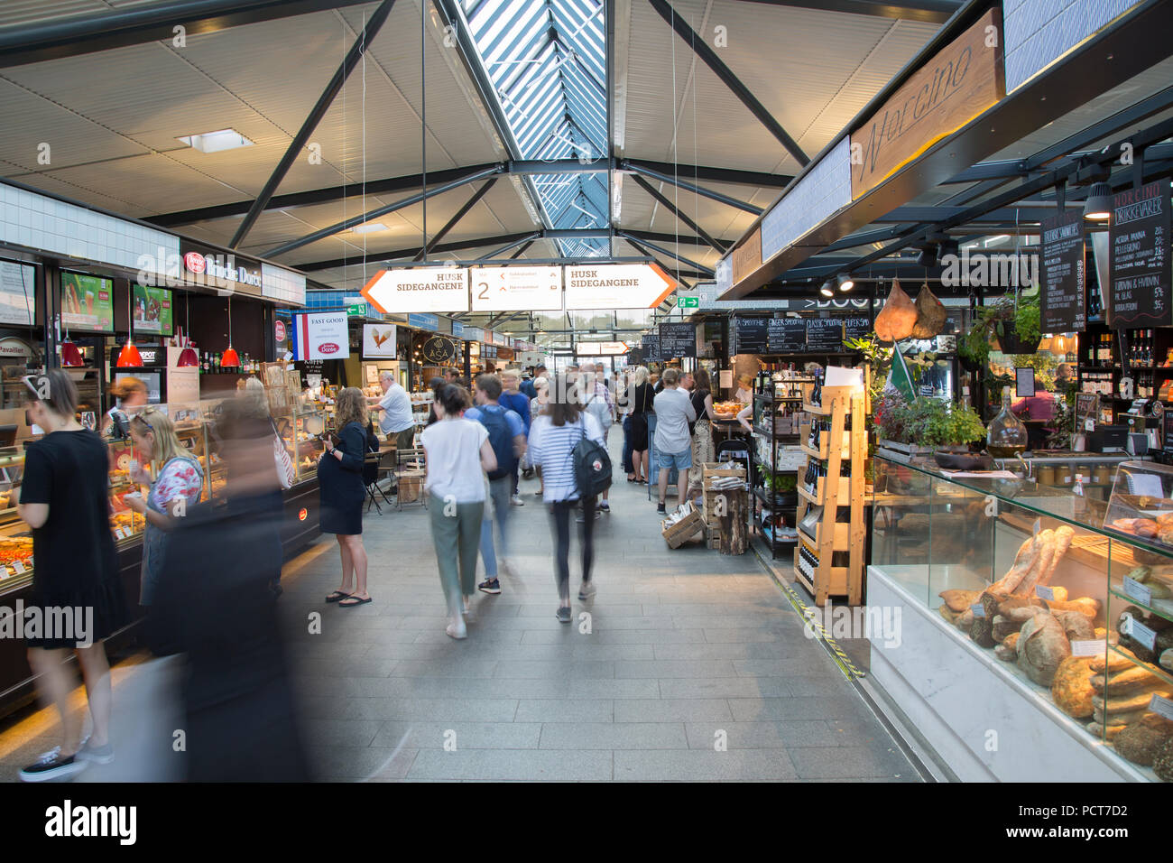 Torvehallerne Food Market; Copenhagen; Denmark Stock Photo Alamy