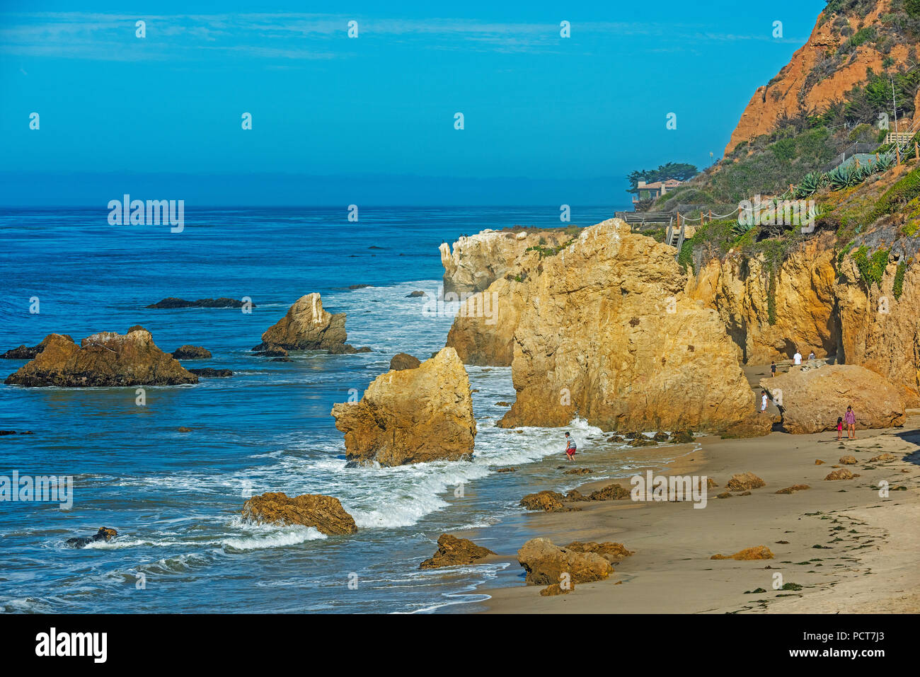 El Matador State Beach California Stock Photo