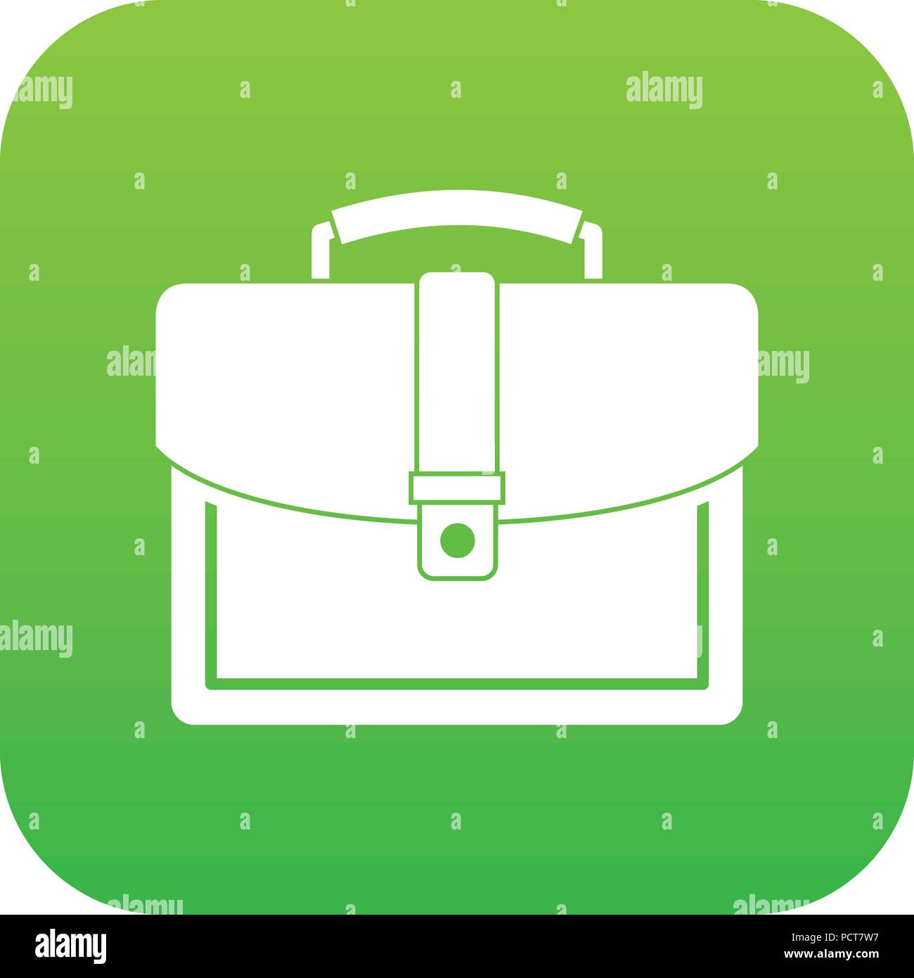 Business briefcase icon digital green Stock Vector Image & Art - Alamy