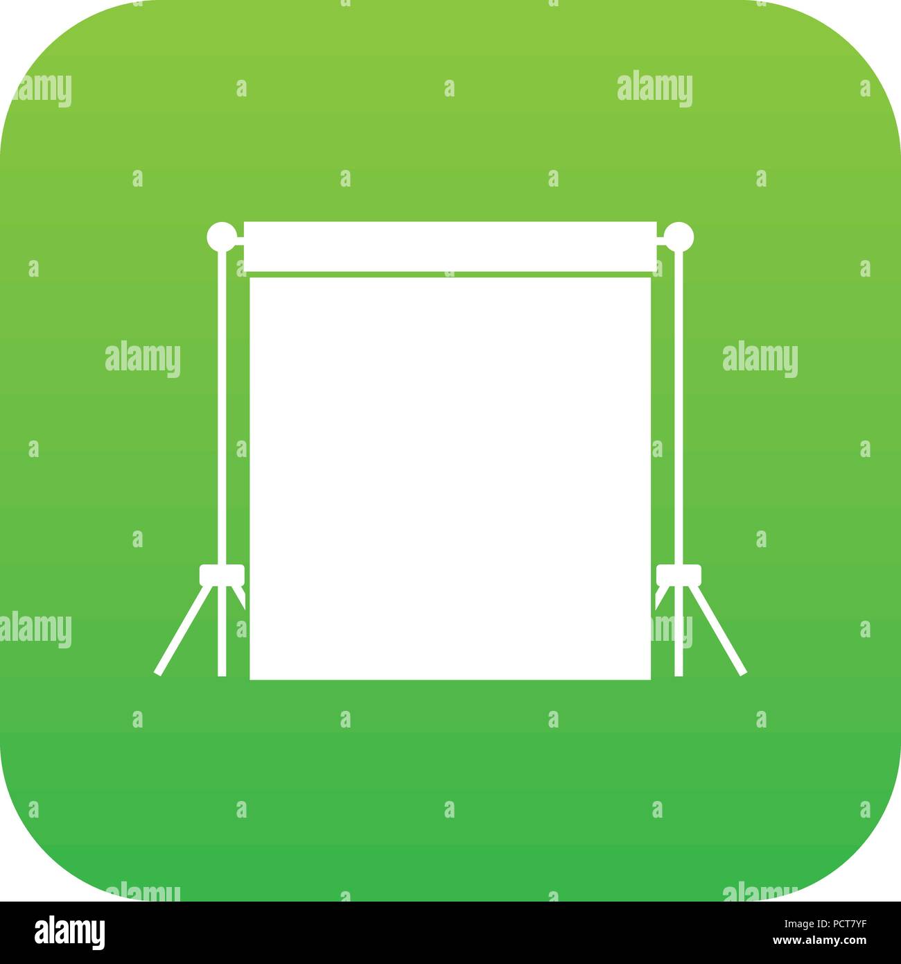 Studio backdrop icon digital green Stock Vector Image & Art - Alamy