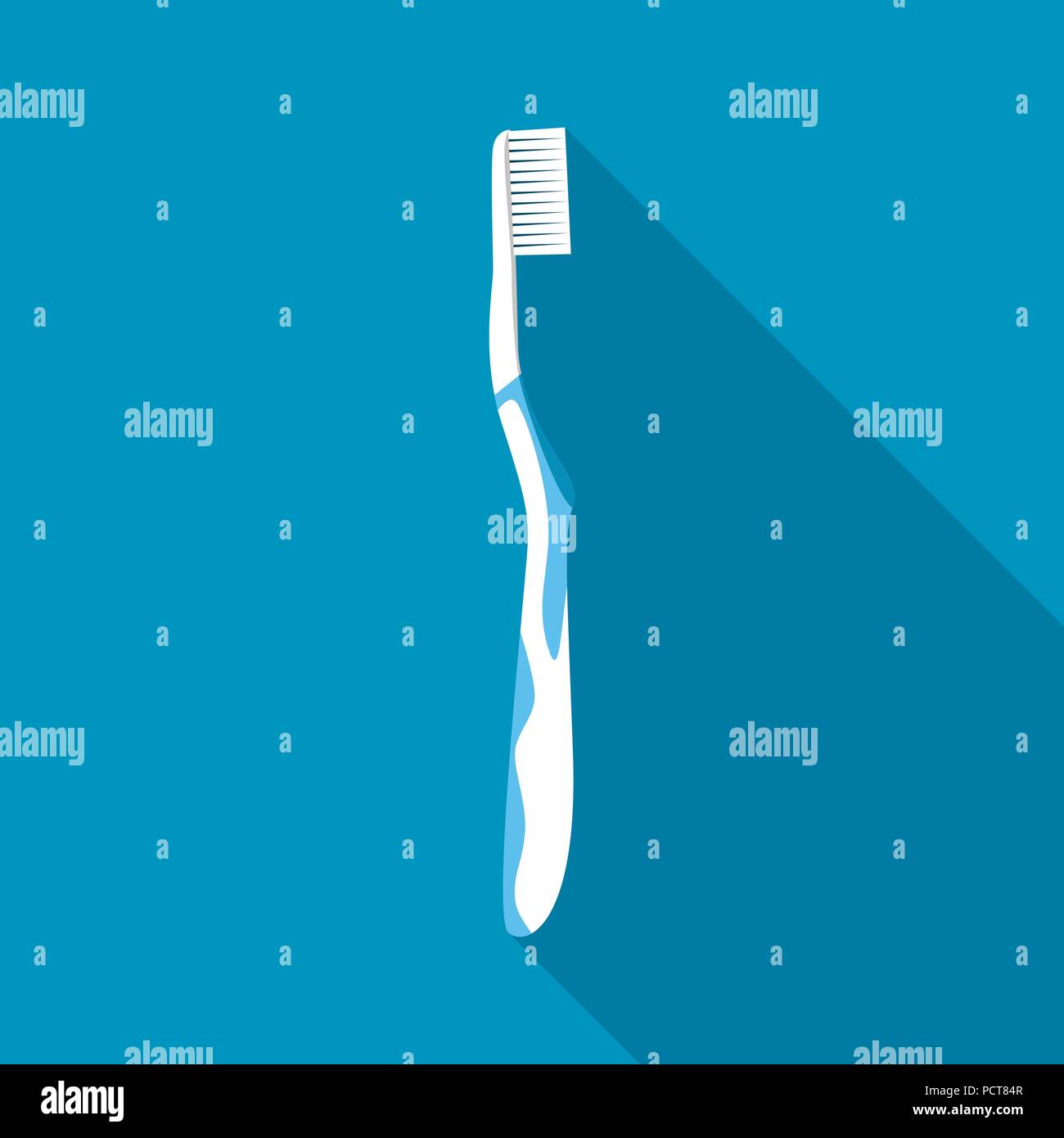 Silicone toothbrush icon, flat style Stock Vector Image & Art - Alamy