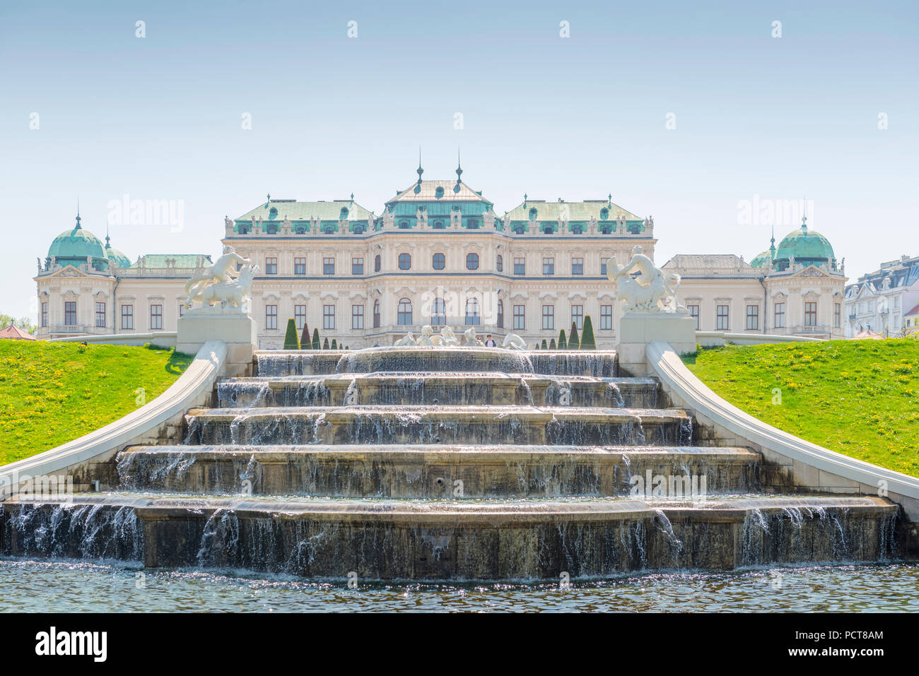 Europa, Österreich, Wien, Schloss, Palast, Belvedere, Vienna, Austria, architecture, capital Stock Photo