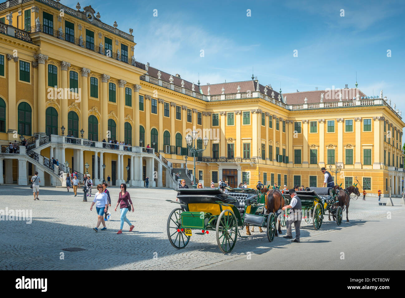 Europa, Österreich, Wien, Schloss, Palast, Schönbrunn, Vienna, Austria, architecture, capital Stock Photo