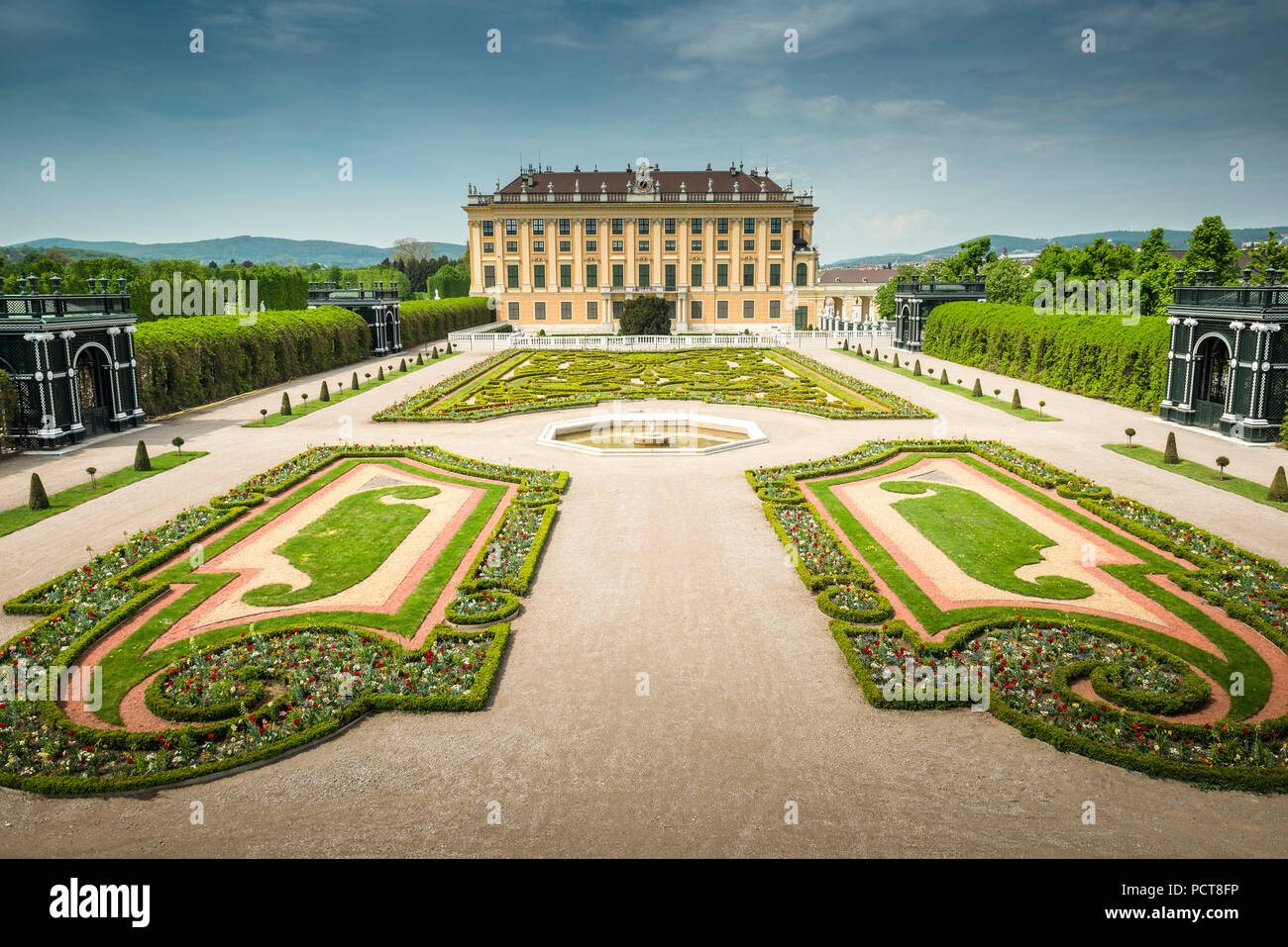 Europa, Österreich, Wien, Schloss, Palast, Schönbrunn, Vienna, Austria, architecture, capital Stock Photo
