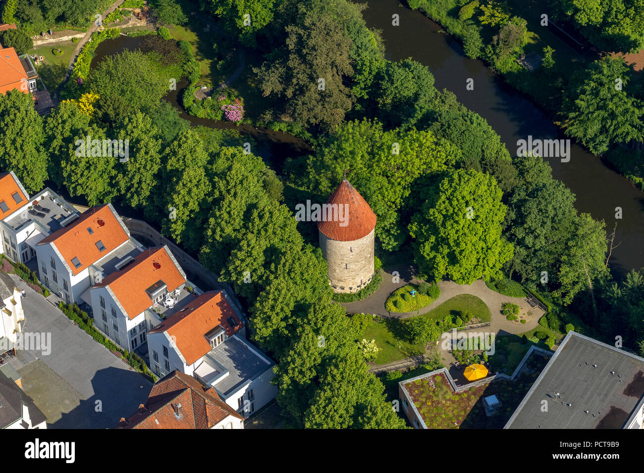 Bentheim Tower, Warendorf, disrict town of Warendorf, North Rhine-Westphalia, Germany Stock Photo