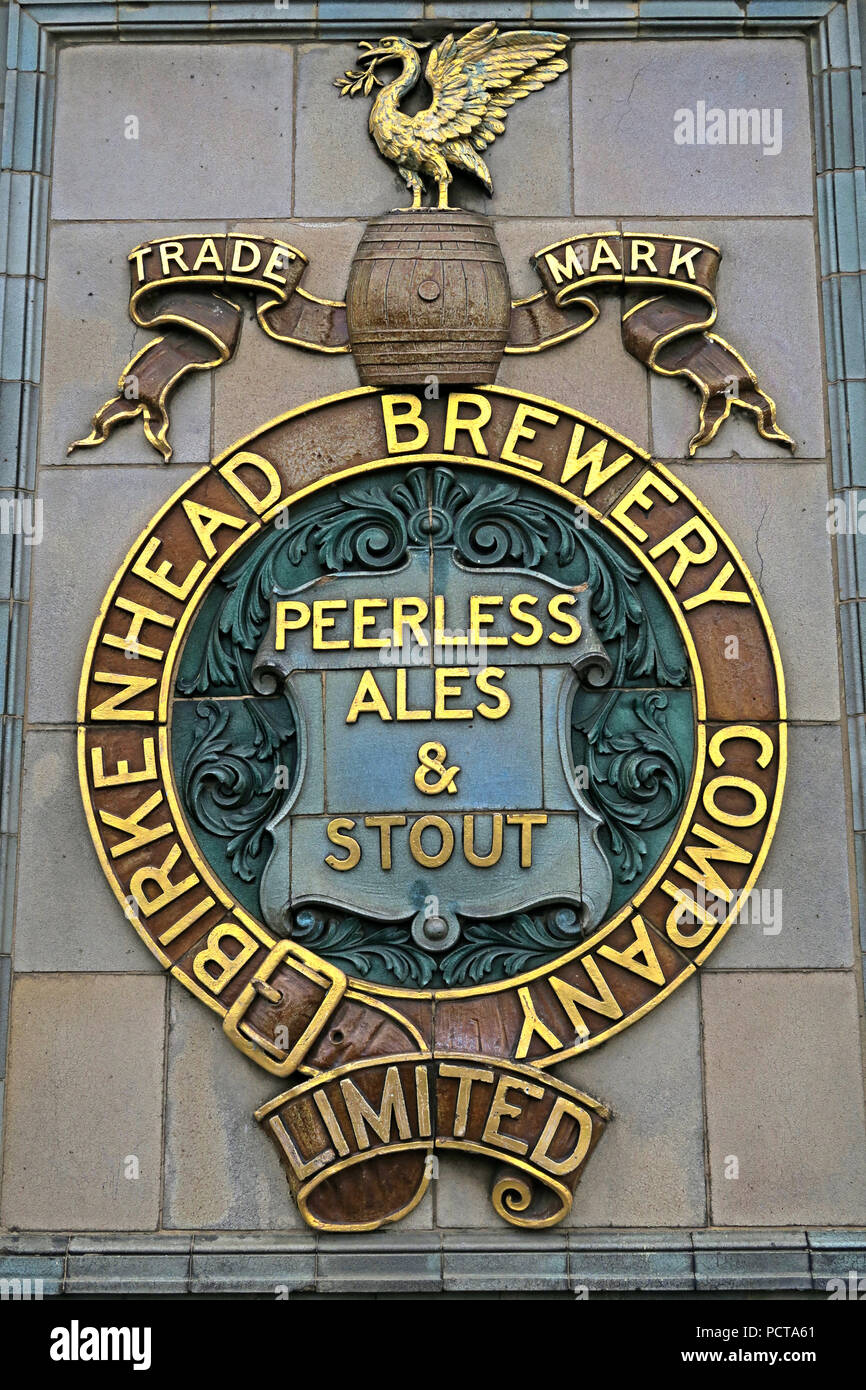 The Pier Hotel, Birkenhead Central, Birkenhead, Canning Street, Birkenhead, Wirral, CH41 6QS Stock Photo