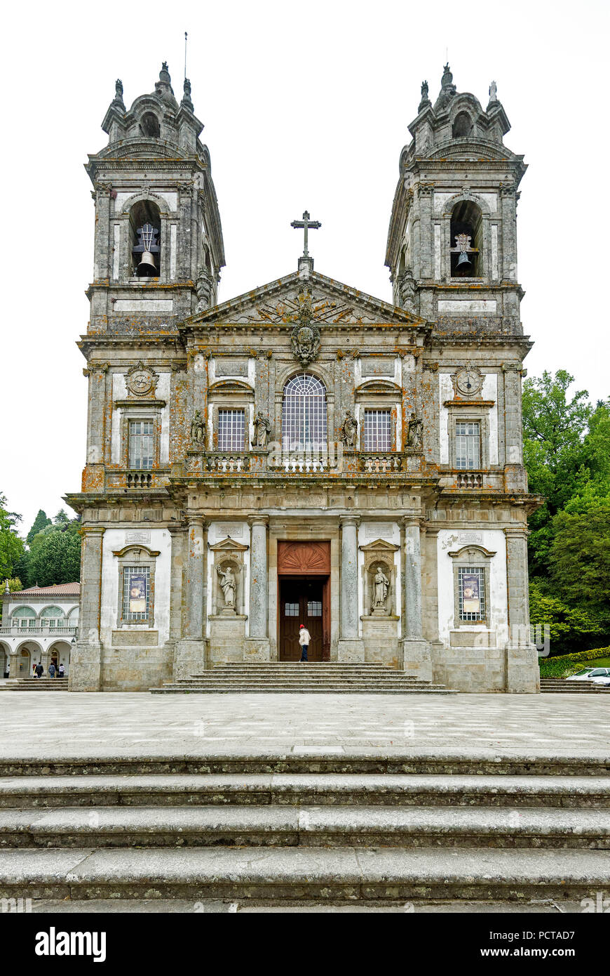 Bom Jesus do Monte, Sanctuary of Braga, Braga, Braga district, Portugal, Europe Stock Photo