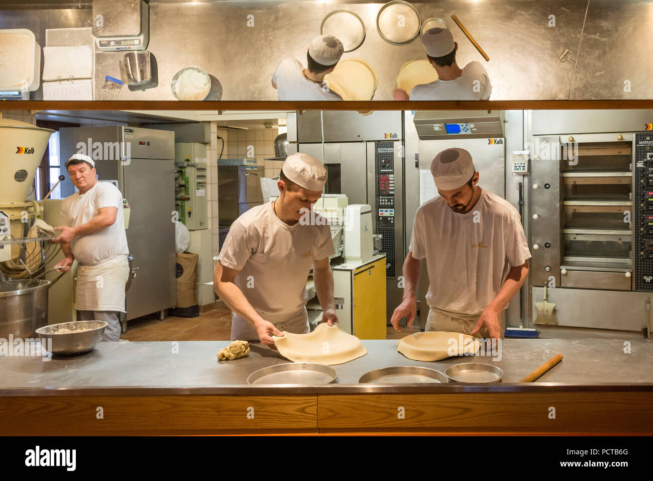In the bakery of the Bread Museum of La Maison du Blé and the Pain Museum,  Echallens near Lausanne, canton of Vaud, Western Switzerland, Switzerland  Stock Photo - Alamy