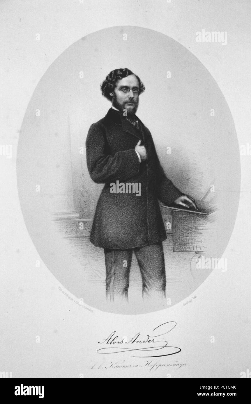 Alois Ander Litho Stock Photo Alamy