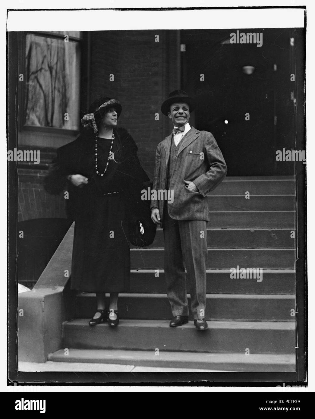 Alice Longworth & Theo. Roosevelt Stock Photo