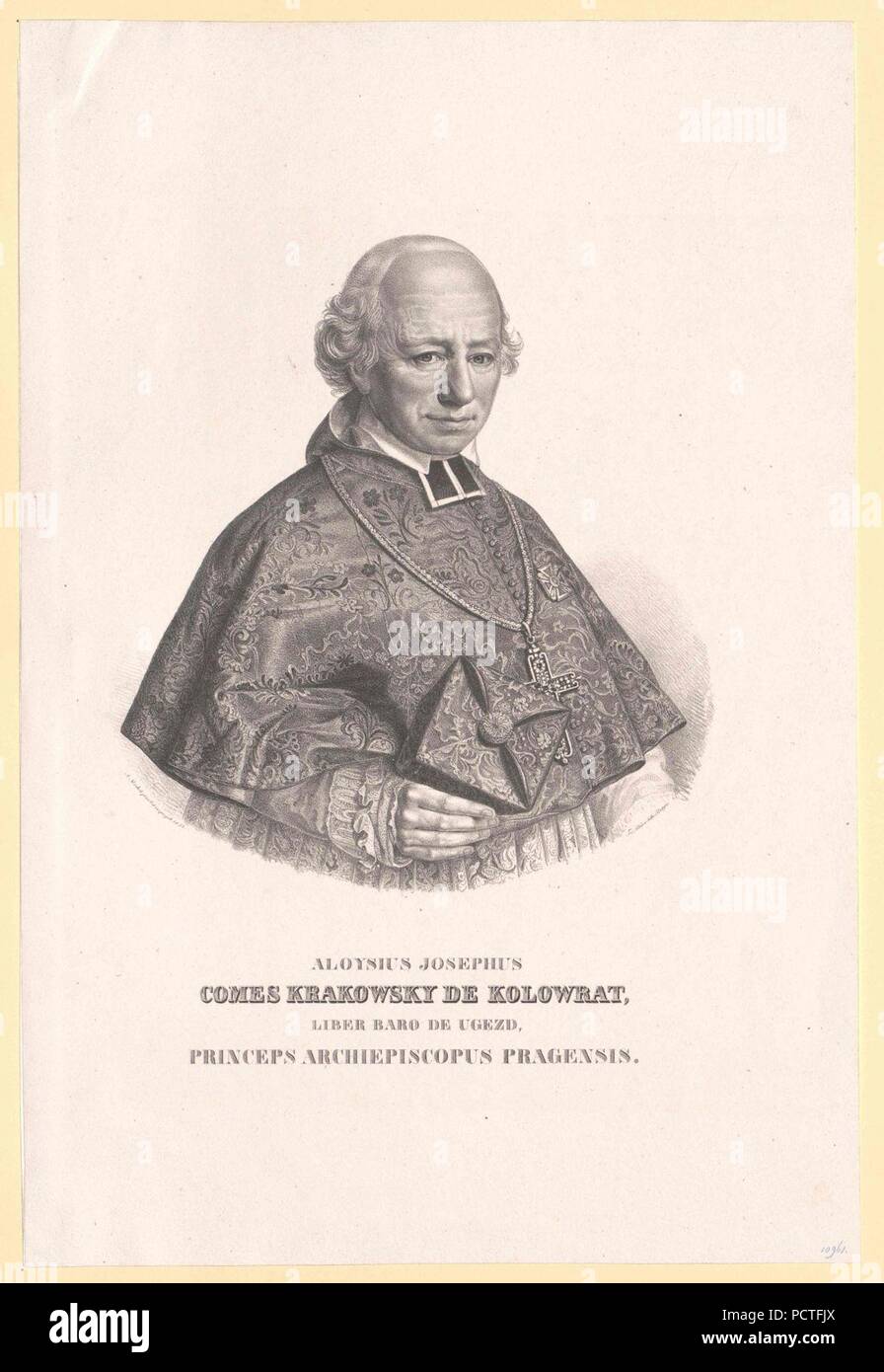 Alois Josef Krakovský z Kolovrat (17591833) pic2 Stock Photo Alamy
