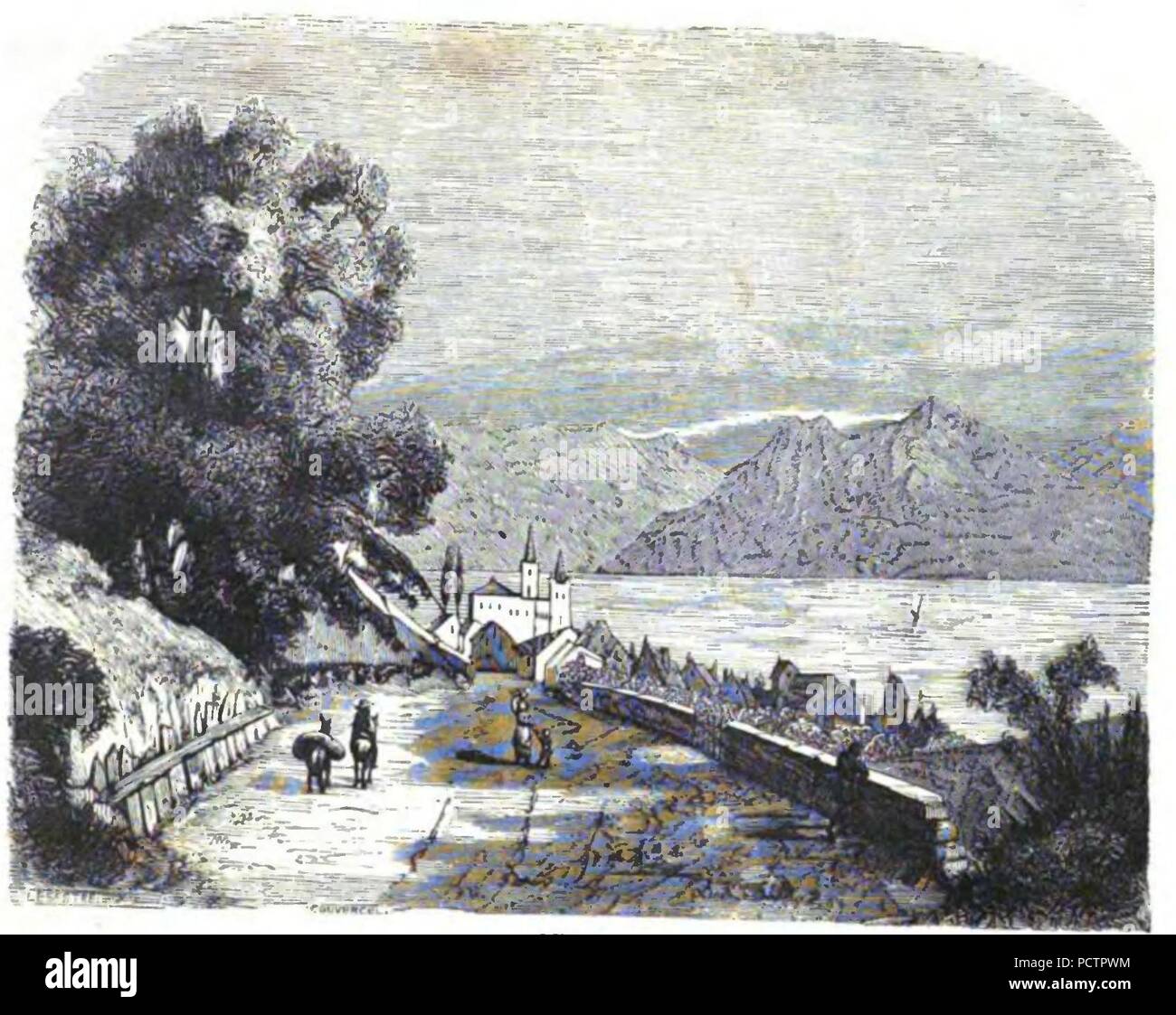 Alfred de Bougy Le Tour du Léman Image 66 Stock Photo Alamy