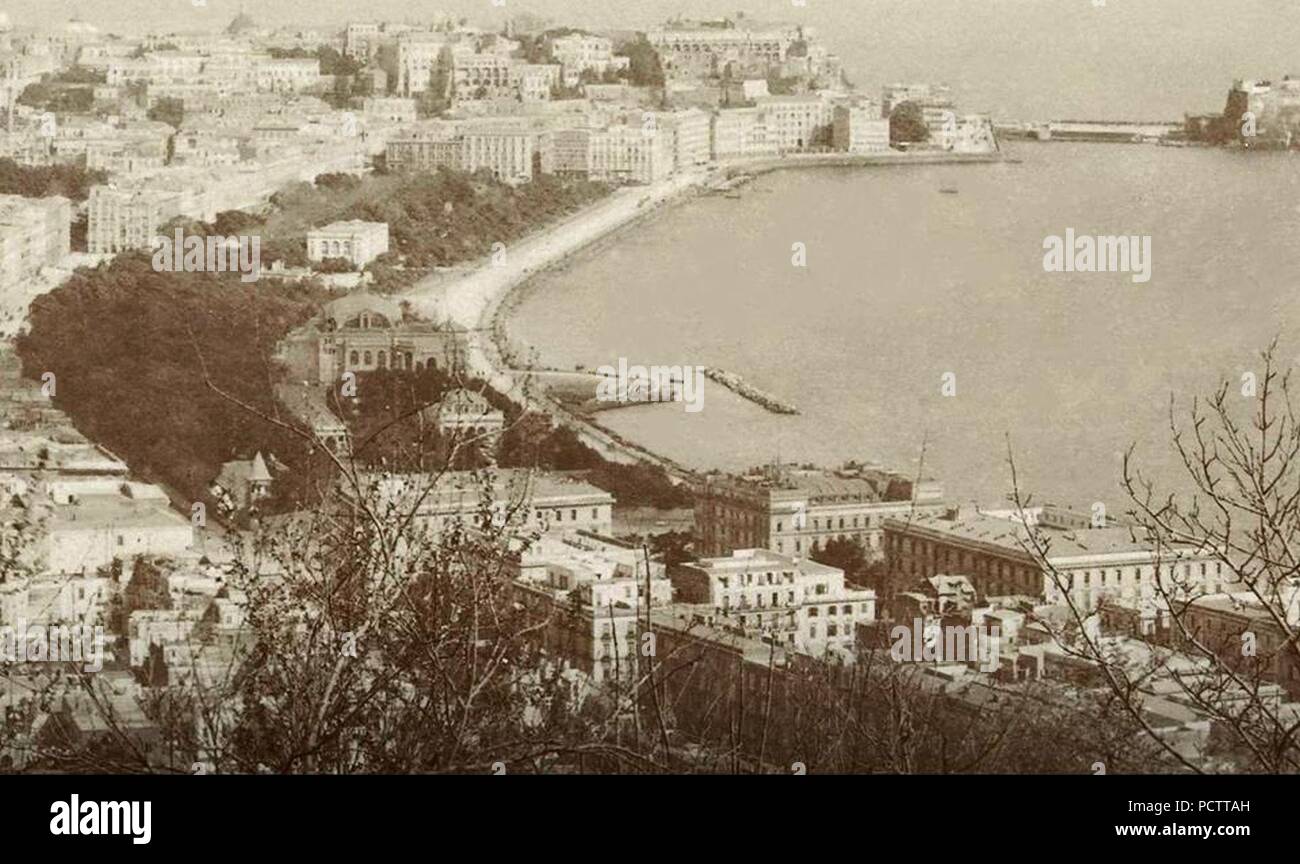 Alinari - Napoli, Villa Comunale ed Esposizione d'Igiene (1900 Stock ...