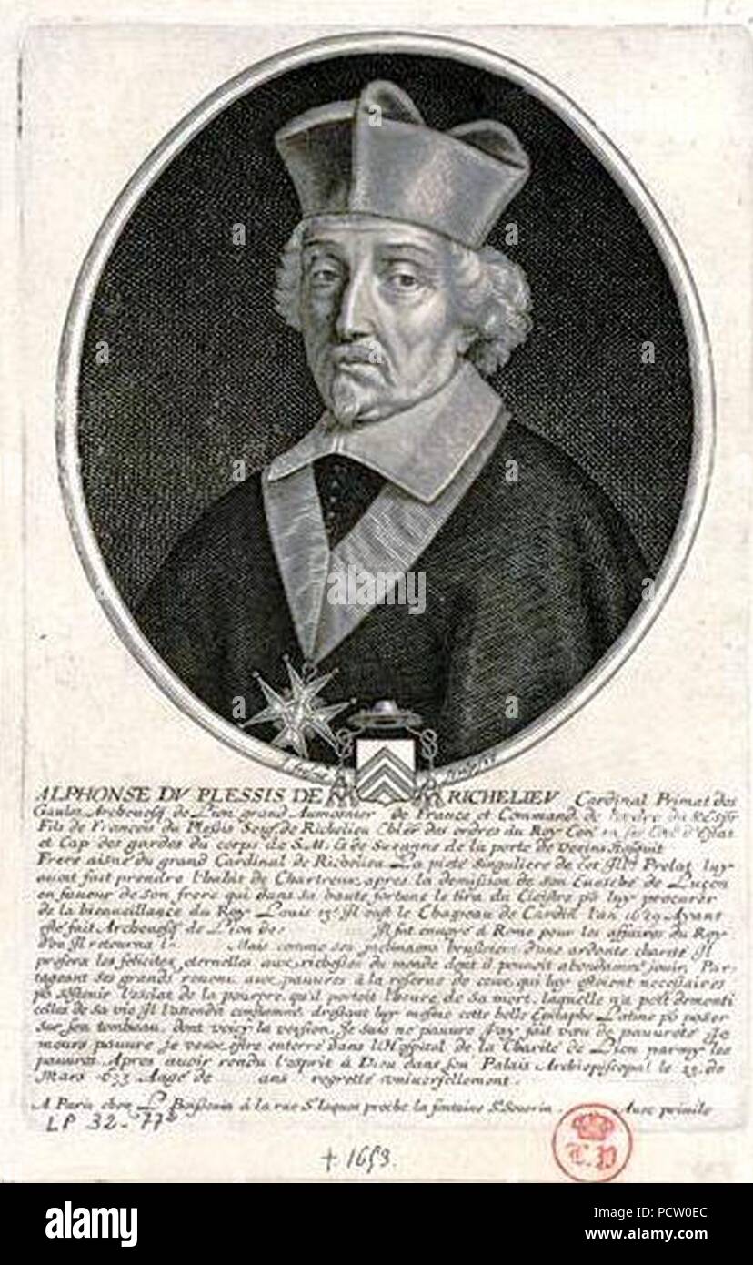 AlphonseLouis du Plessis de Richelieu (15821653)