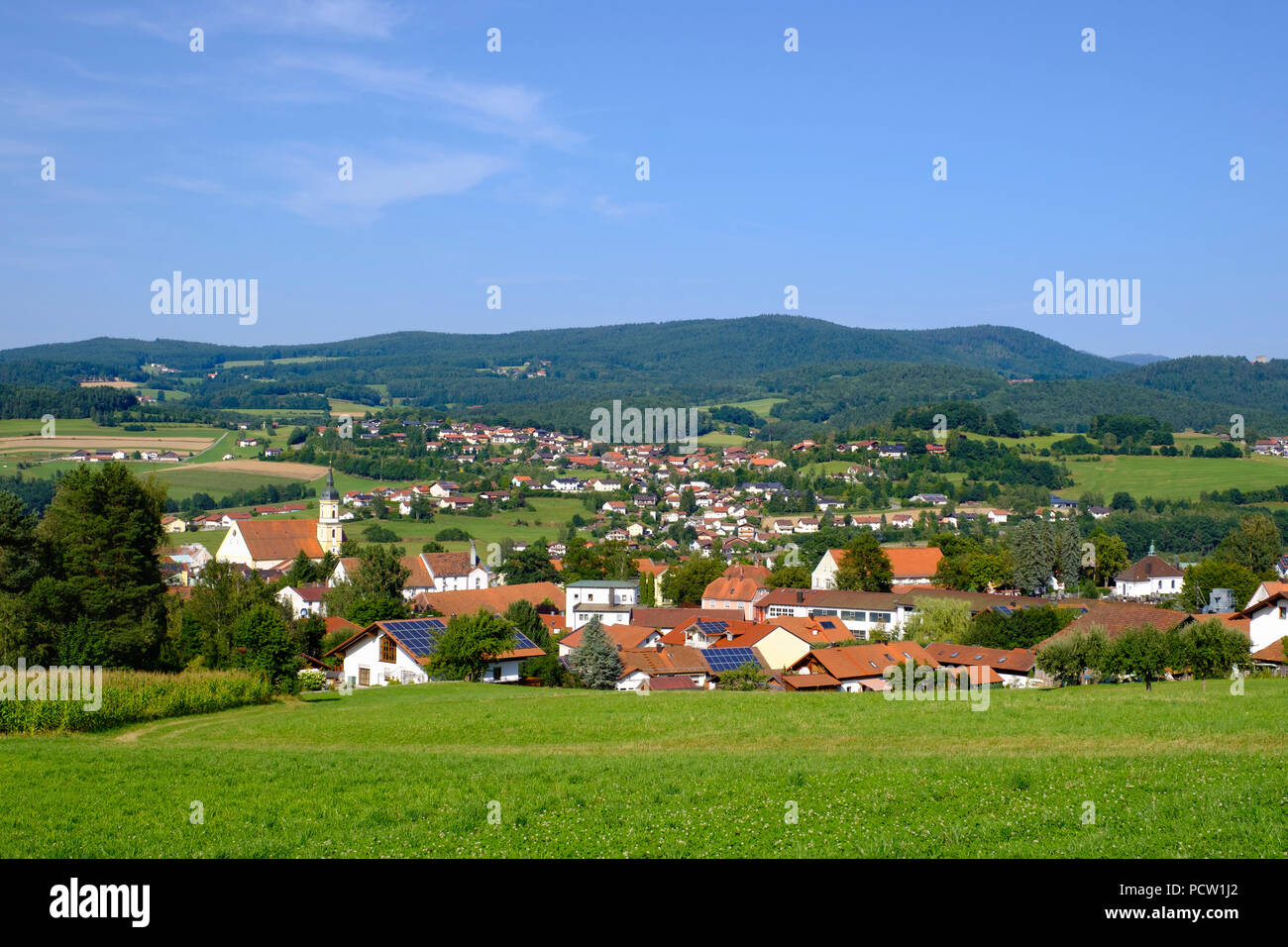Viechtach, Bavarian Forest, Lower Bavaria, Bavaria, Germany Stock Photo ...