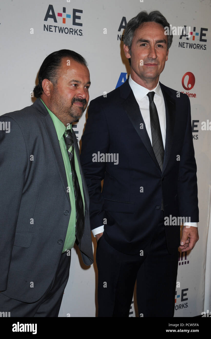 NEW YORK, NY APRIL 30 Frank Fritz, Mike Wolfe attends the 2015 A+E