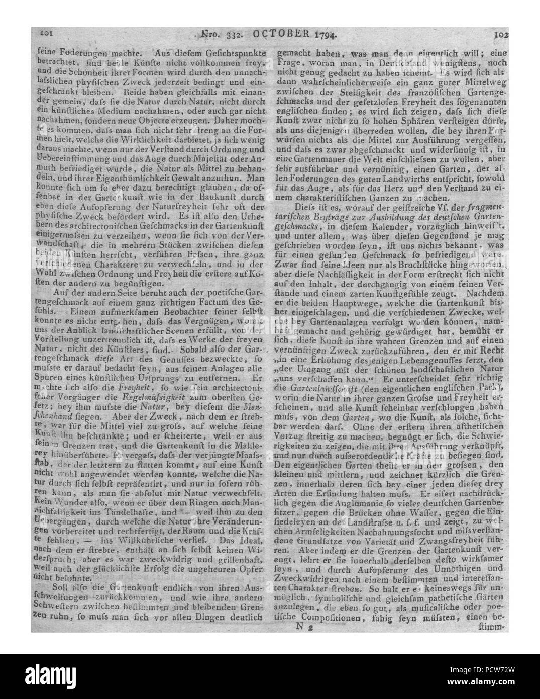 Allgemeine Literatur-Zeitung 1794 Bd.3 4 470. Stock Photo