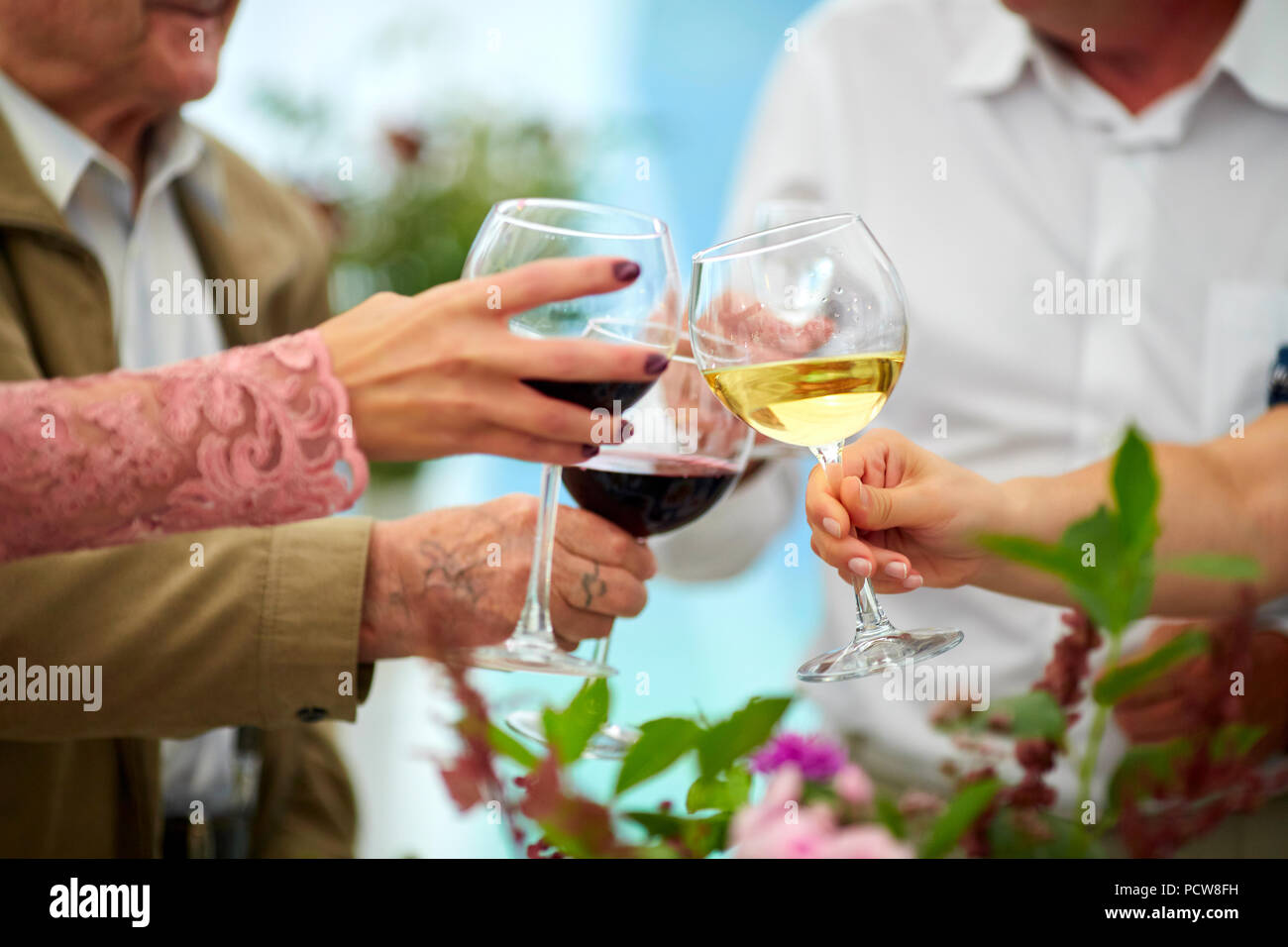 Cheering wine hires stock photography and images Alamy