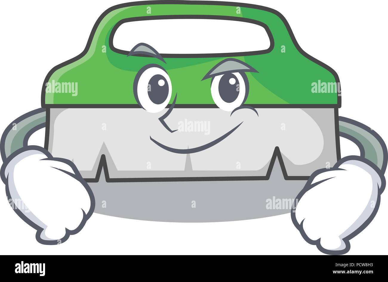 Smirking scrub brush character cartoon Stock Vector Image & Art Alamy