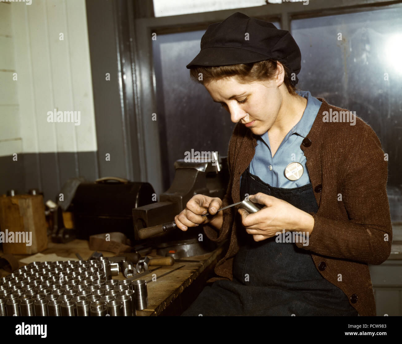 War production workers at the Vilter [Manufacturing] Company making M5