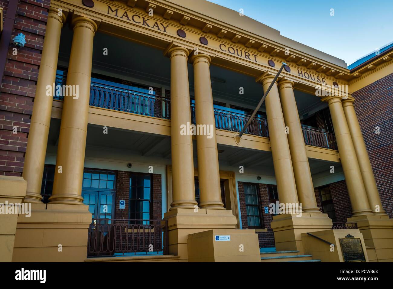 Mackay court house building in Queensland, Australia Stock Photo Alamy
