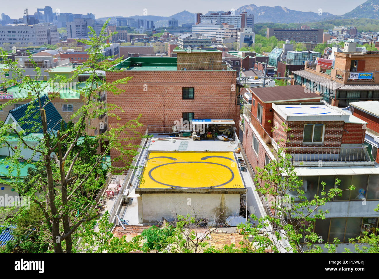 The Samcheongdong neighbourhood with its quaint buildings, cafes ...
