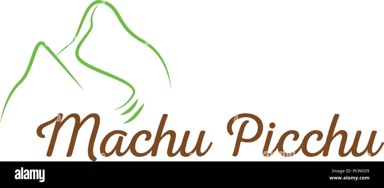 Machu picchu background Stock Vector