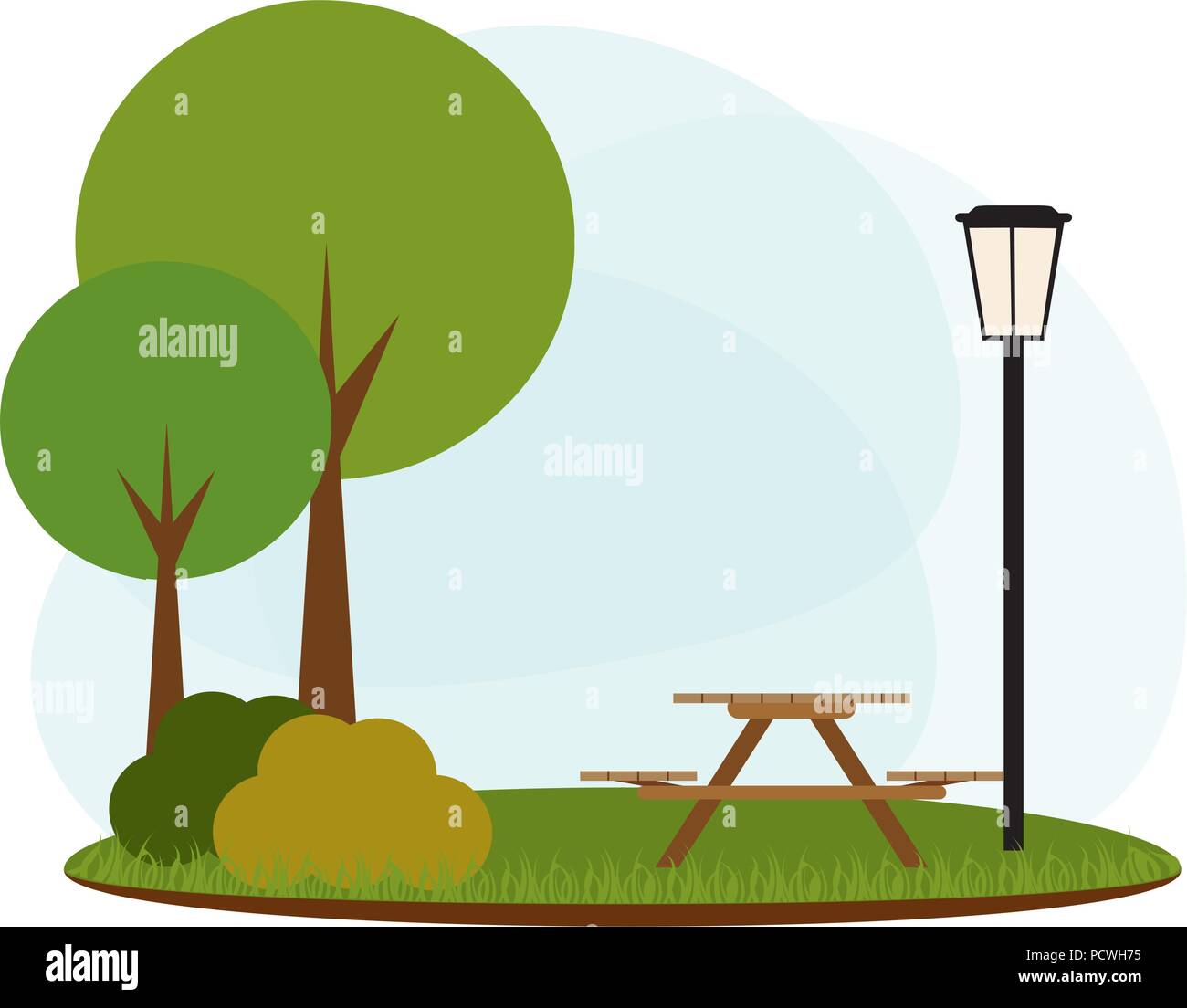 abstract landscape park Stock Vector Image & Art - Alamy