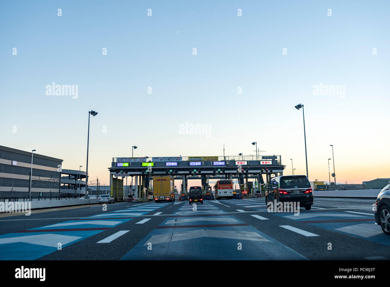 HigashiKantō Expressway, Ichikawa toll gate, Ichikawa City, Chiba