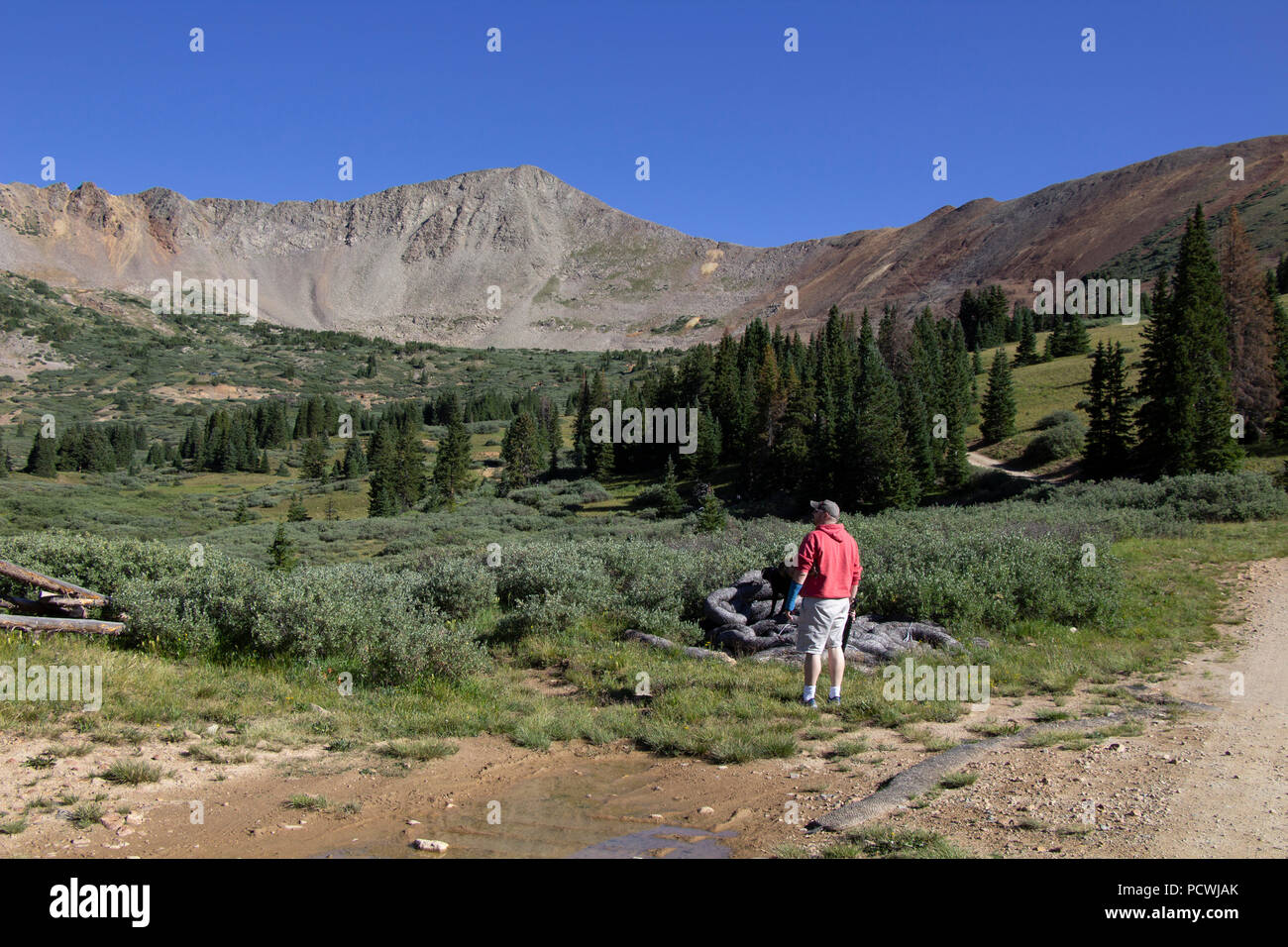 Camping trip at North Fork Reservoir Stock Photo Alamy