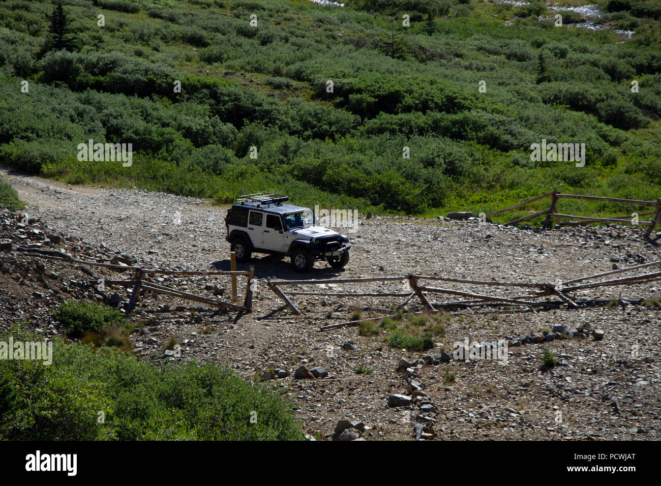 Camping trip at North Fork Reservoir Stock Photo Alamy