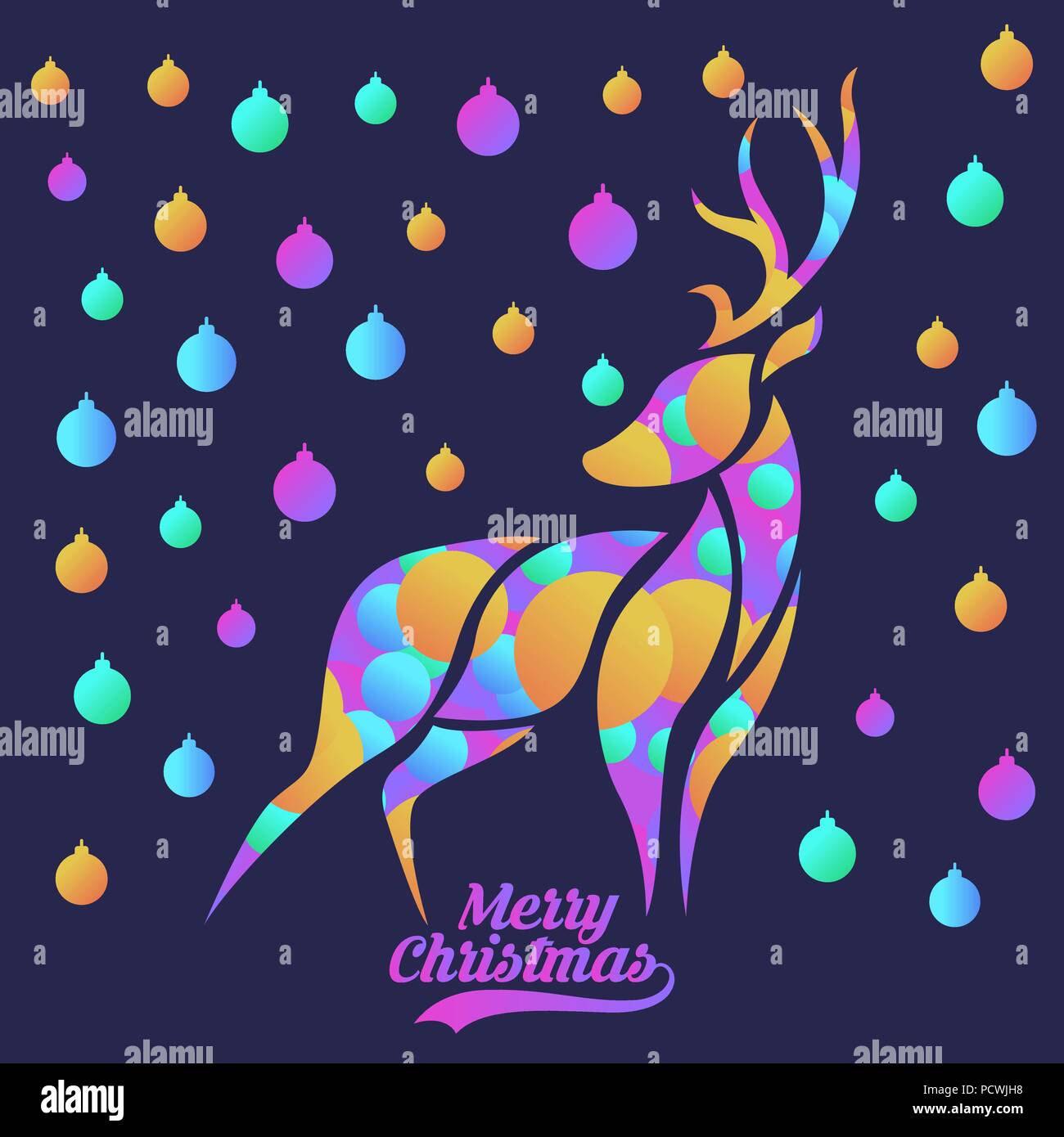 Christmas logo vector illustration Stock Vector Image & Art - Alamy