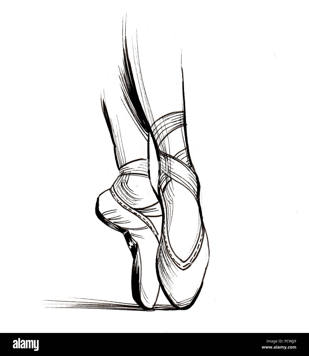 Ballet Shoe Drawings for Sale  Fine Art America